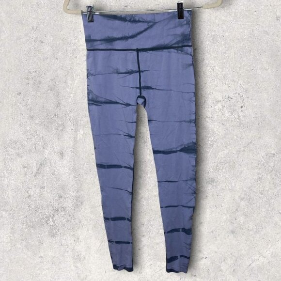 NEW Nordstrom Zella Tie Dye Seamless Ankle Leggings Size XS High Rise Yoga Pants - Picture 9 of 10